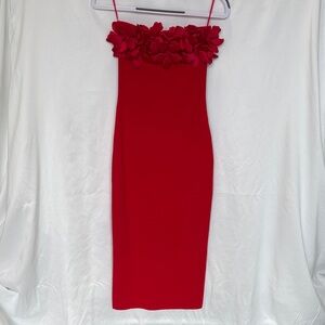 Zara strapless dress